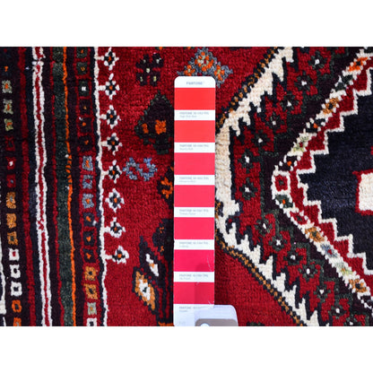 Persian Wool Hand Knotted Rug Red Ivory 3.10X5.5 -O059911