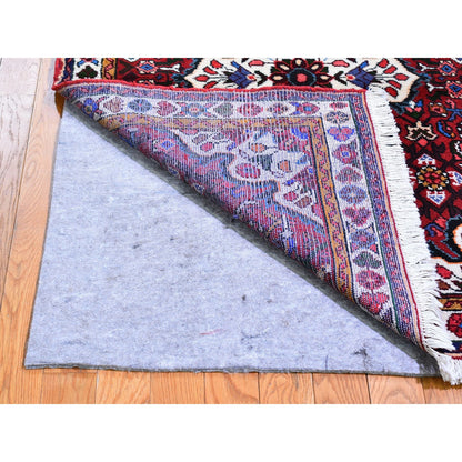Persian Wool Hand Knotted Rug Red Ivory 3.3X4.7 -O059932