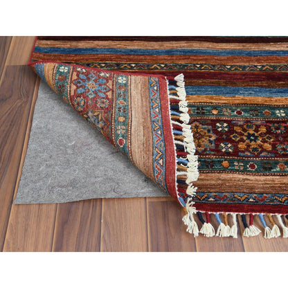 Kazak Wool Hand Knotted Rug Red No Border 3.4X5.0 -O060262