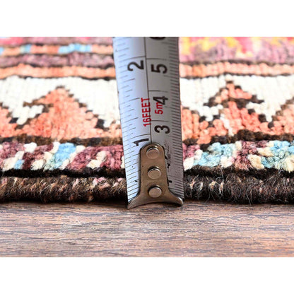 Kazak Wool Hand Knotted Rug Blue 4.5x5.10 -O0605