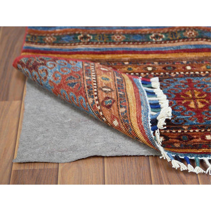 Kazak Wool Hand Knotted Rug Red No Border 3.5X5.0 -O060834