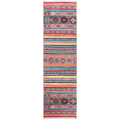 Kazak Wool Hand Knotted Rug Grey No Border 2.9X9.9 -O060843