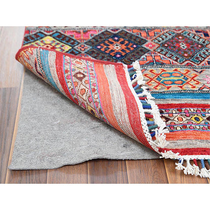 Kazak Wool Hand Knotted Rug Grey No Border 2.9X9.9 -O060843