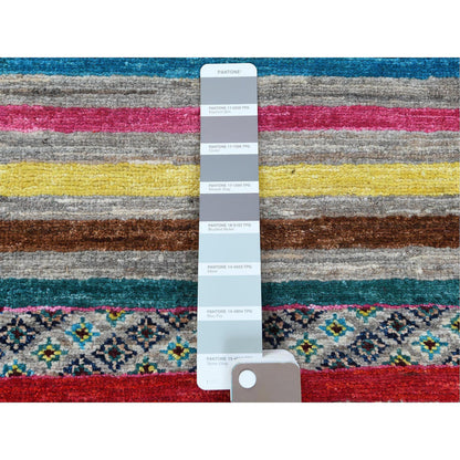 Kazak Wool Hand Knotted Rug Grey No Border 2.9X9.9 -O060843
