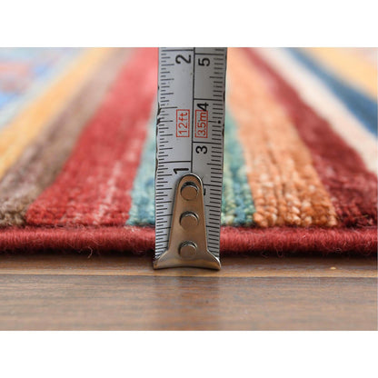 Kazak Wool Hand Knotted Rug Red No Border 2.8X8.1 -O060847