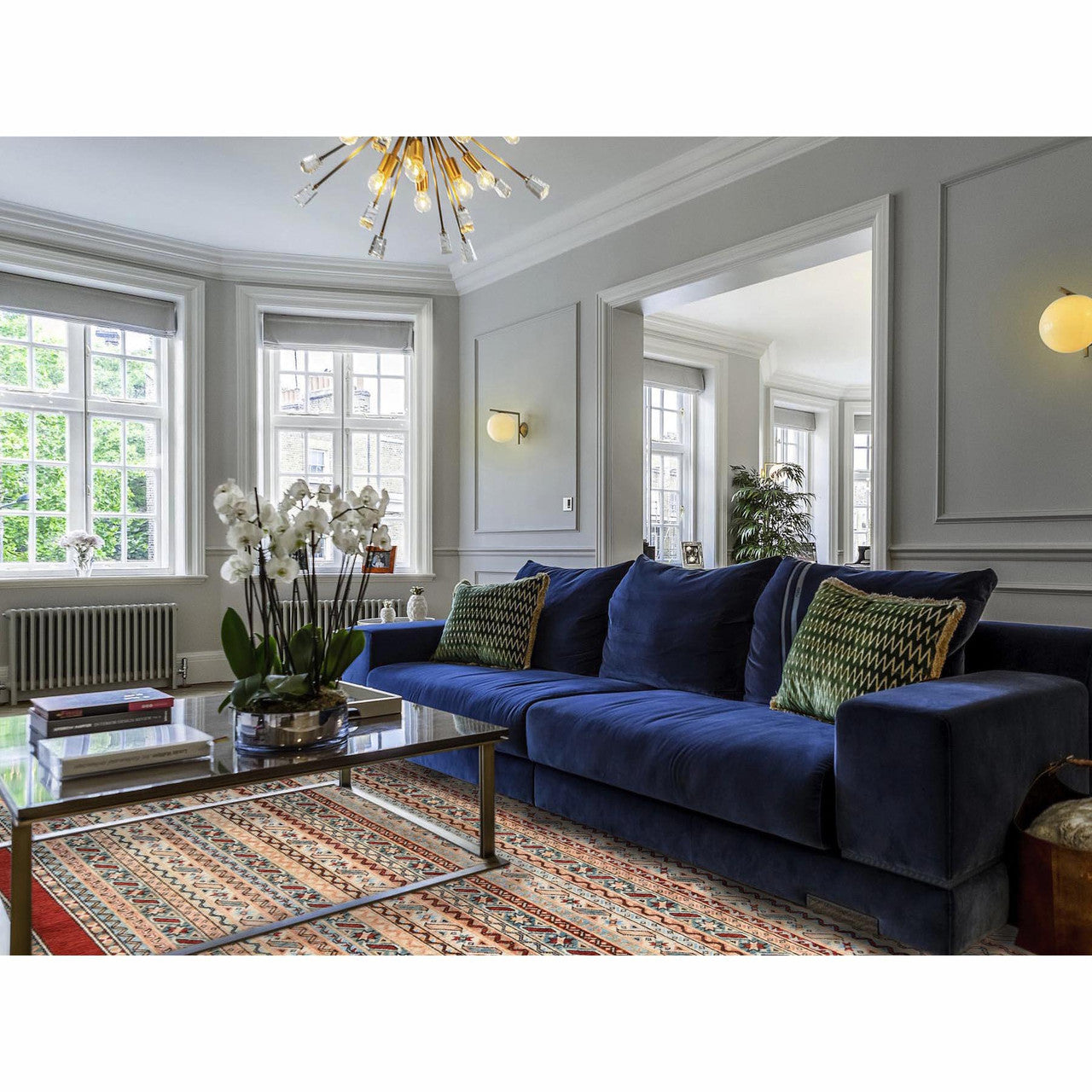 Brown 6'5" x 9'1" Kazak Hand knotted Wool Rug - Sku: O061158