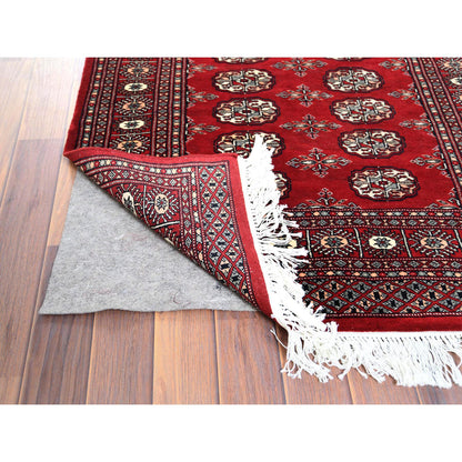 Tribal & Geometric Wool Hand Knotted Rug Red Red 3.1X5.4 -O061370