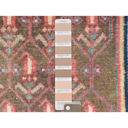 Overdyed & Vintage Worn Wool Hand Knotted Rug Pink Hot Pink 2.8X8.10 -O061884
