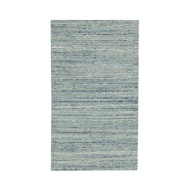Modern and Contemporary Wool Hand Loomed Rug Green No Border 2.10X5.0 -O062050