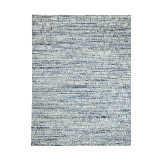 Modern and Contemporary Wool Hand Loomed Rug Blue No Border 9.0X11.9 -O062051