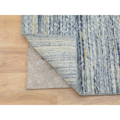 Modern and Contemporary Wool Hand Loomed Rug Ivory 9.0x11.10 -O062063