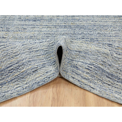 Modern and Contemporary Wool Hand Loomed Rug Ivory 9.0x11.10 -O062063