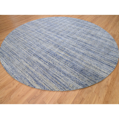Modern and Contemporary Wool Hand Loomed Rug Grey No Border 11.9X12.0 -O062099