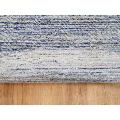 Modern and Contemporary Wool Hand Loomed Rug Grey No Border 11.9X12.0 -O062099