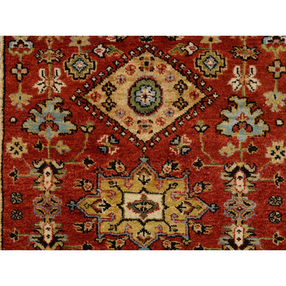 Heriz Wool Hand Knotted Rug Red Gold 3.0X5.0 -O062109