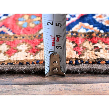 Kazak Wool Hand Knotted Rug Blue 2.9x8.4 -O0621
