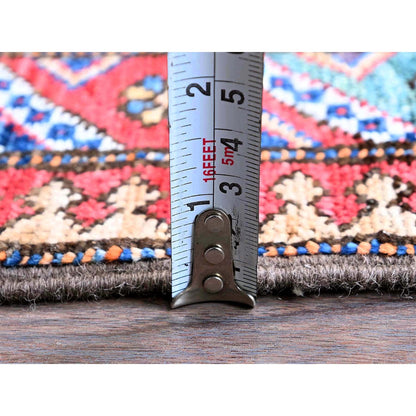 Kazak Wool Hand Knotted Rug Blue 2.8x9.6 -O0623