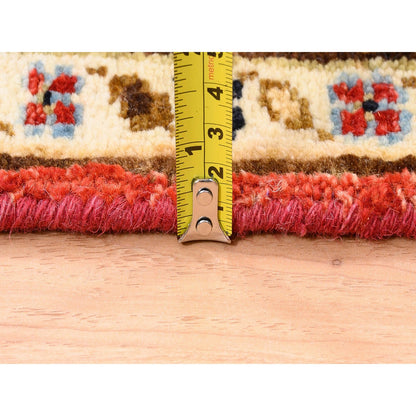 Heriz Wool Hand Knotted Rug Red 4.1x6.0 -O062651