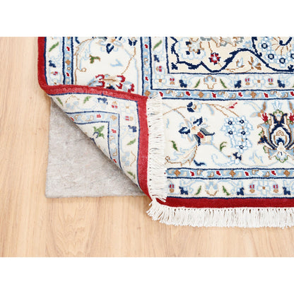 Fine Oriental Wool Hand Knotted Rug Red Ivory 6.0X8.10 -O062767