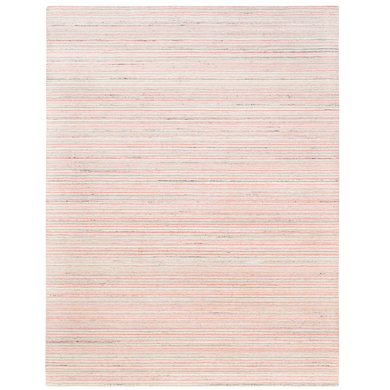 Red 9'1" x 12'0" Modern and Contemporary Handloom Wool Rug - Sku: O063038