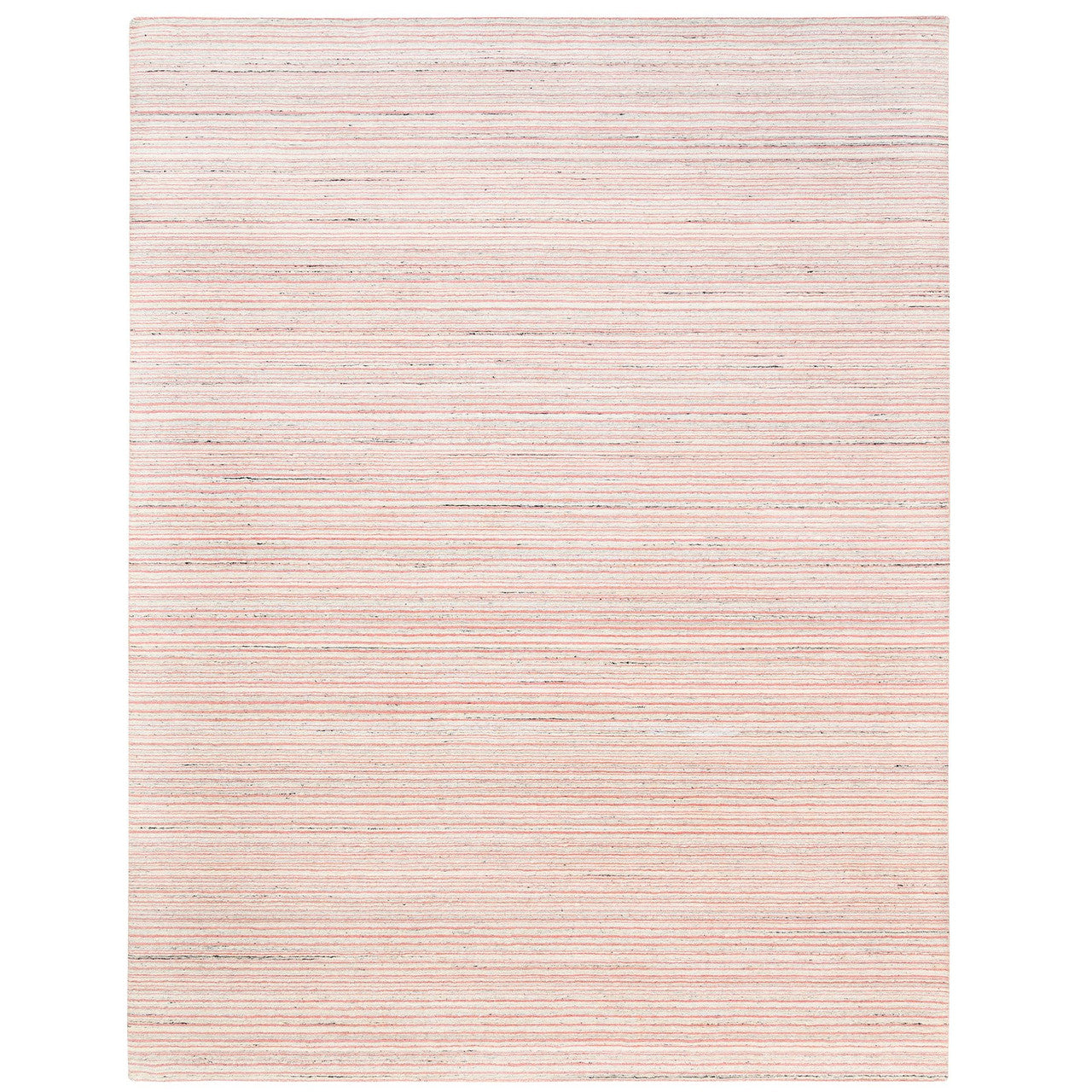 Pink 9'0" x 12'0" Modern and Contemporary Handloom Wool Rug - Sku: O063039