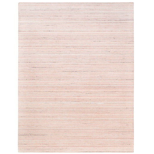 Modern and Contemporary Wool Hand Loomed Rug Pink No Border 9.0X12.0 -O063039