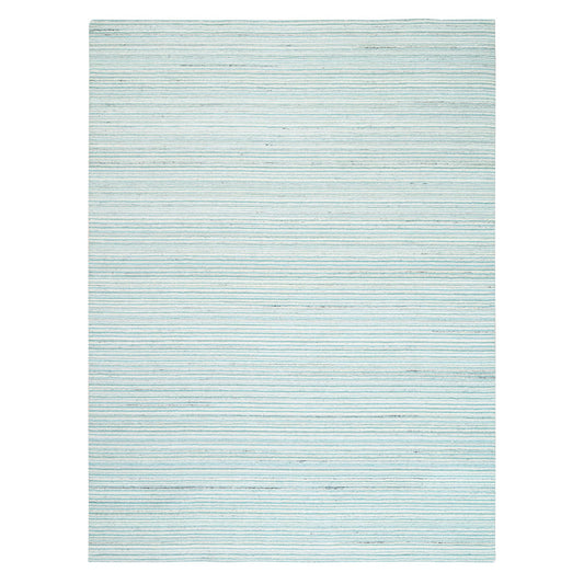 Modern and Contemporary Wool Hand Loomed Rug Green No Border 9.1X12.0 -O063043