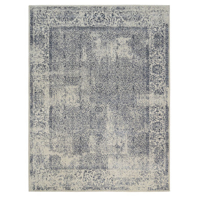 Modern and Contemporary Wool & Art Silk Hand Loomed Rug Grey No Border 9.1X12.0 -O063256