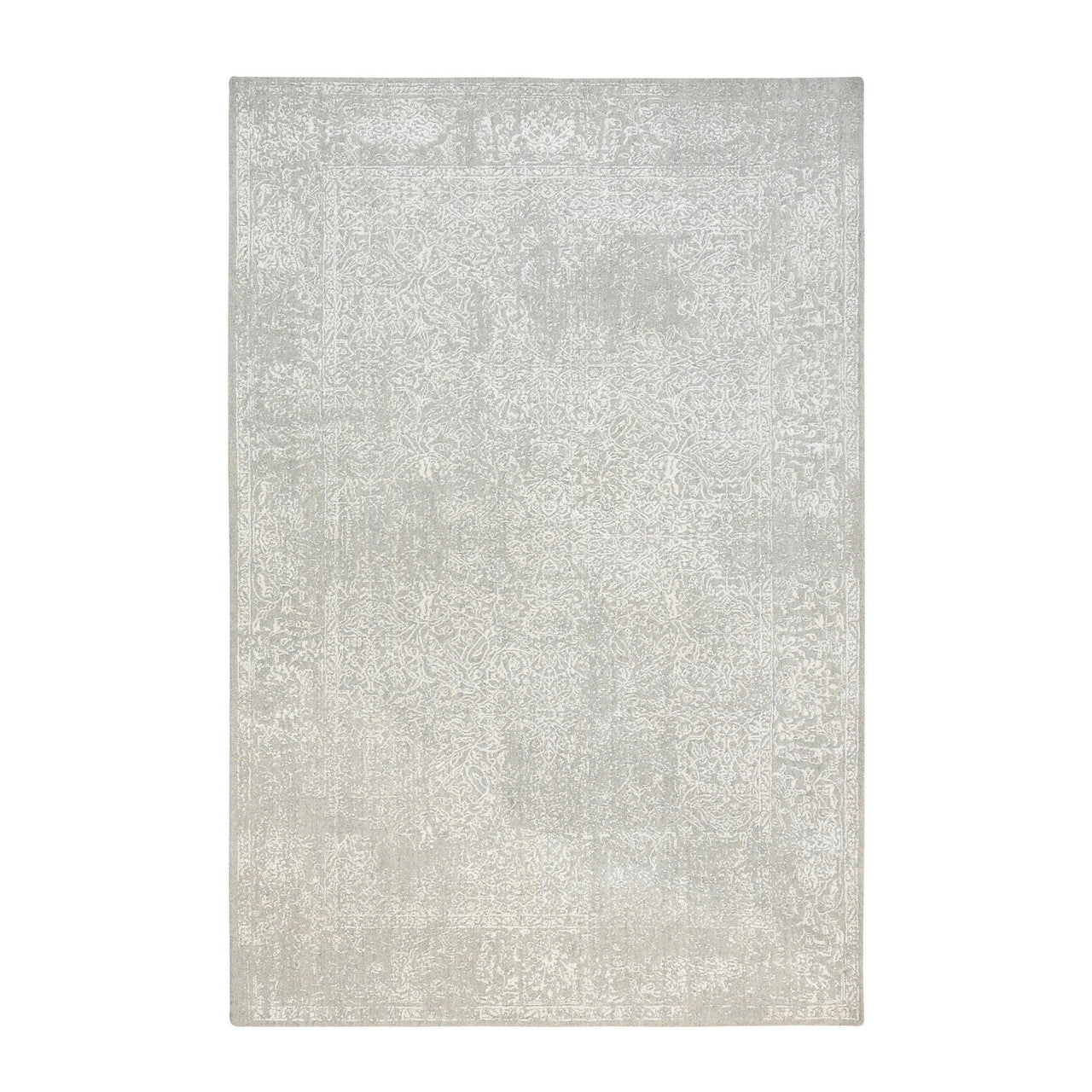 Beige 6'0" x 9'2" Modern and Contemporary & Art Handloom Wool/Silk Rug - Sku: O063264