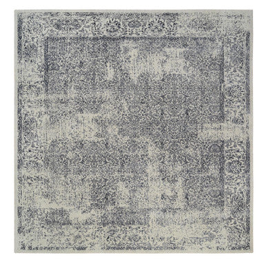 Modern and Contemporary Wool & Art Silk Hand Loomed Rug Grey No Border 10.0X10.1 -O063276