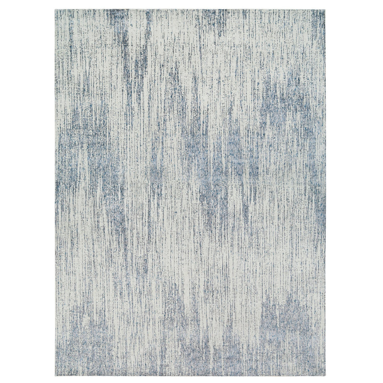 Gray 12'0" x 18'0" Modern and Contemporary & Art Handloom Wool/Silk Rug - Sku: O063302