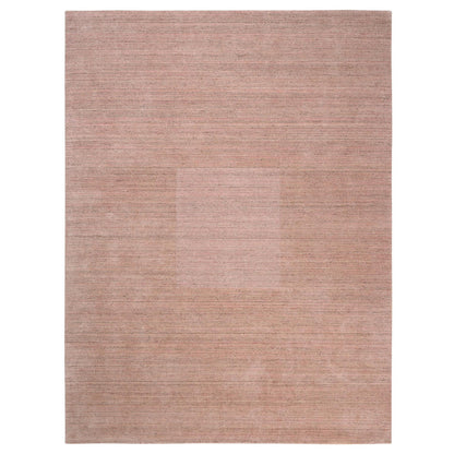 Modern and Contemporary Wool Hand Loomed Rug Pink No Border 9.3X12.0 -O063484
