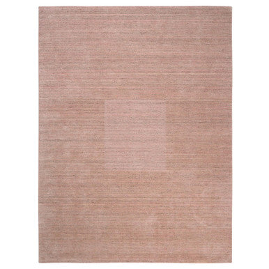 Modern and Contemporary Wool Hand Loomed Rug Pink No Border 9.3X12.0 -O063484