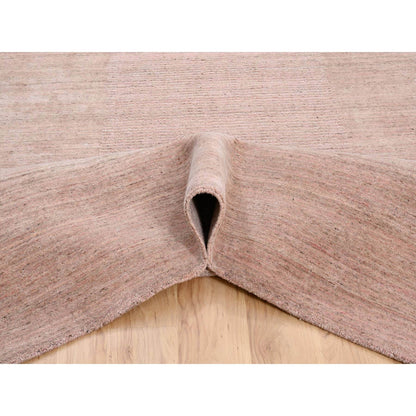 Modern and Contemporary Wool Hand Loomed Rug Pink No Border 9.3X12.0 -O063484