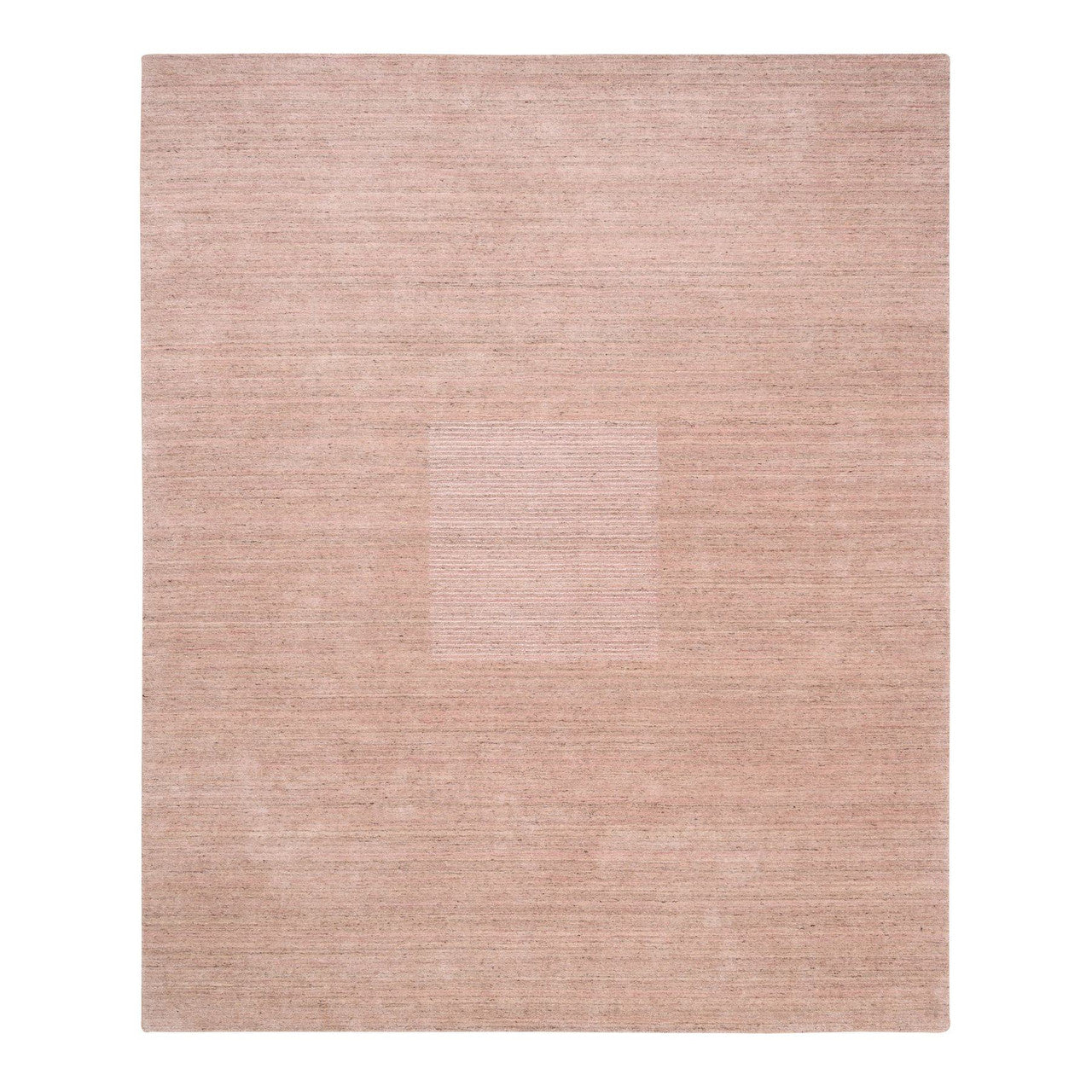 Pink 8'2" x 10'0" Modern and Contemporary Handloom Wool Rug - Sku: O063489