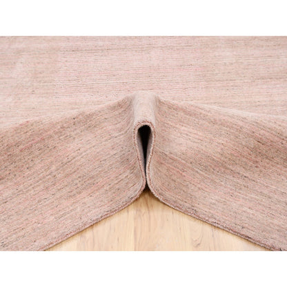 Modern and Contemporary Wool Hand Loomed Rug Pink No Border 8.2X10.0 -O063489