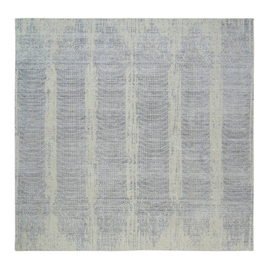 Modern and Contemporary Wool & Silk Hand Loomed Rug Grey No Border 10.2X10.0 -O063824