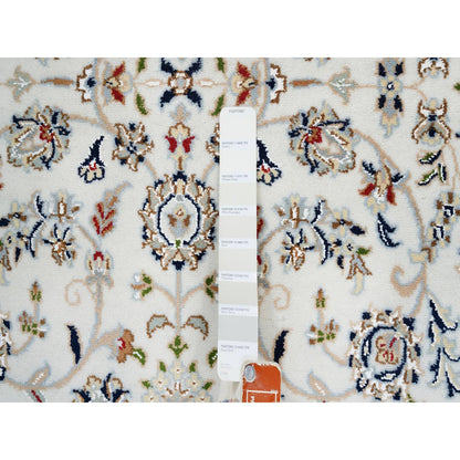 Fine Oriental Wool Hand Knotted Rug Ivory Ivory 4.2X10.1 -O063964