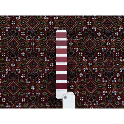 Fine Oriental Wool Hand Knotted Rug Red Ivory 3.0X5.2 -O064120