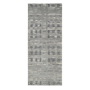 Modern and Contemporary Wool Hand Knotted Rug Grey No Border 4.2X10.1 -O064157
