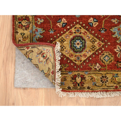 Heriz Wool Hand Knotted Rug Red Gold 2.1X3.0 -O064535