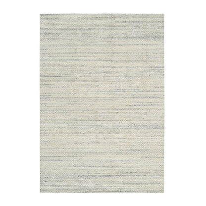 Modern and Contemporary Wool Hand Loomed Rug Beige No Border 6.1X9.0 -O064590