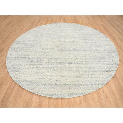 Modern and Contemporary Wool Hand Loomed Rug Beige No Border 9.10X9.10 -O064605