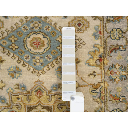 Heriz Wool Hand Knotted Rug Ivory 2.1x3.0 -O064637