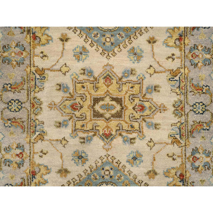 Heriz Wool Hand Knotted Rug Ivory 2.1x3.0 -O064637