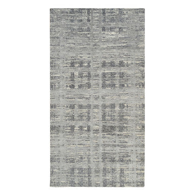 Modern and Contemporary Wool Hand Knotted Rug Grey No Border 6.2X12.0 -O064691
