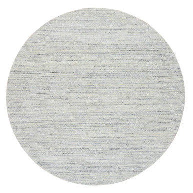 Modern and Contemporary Wool Hand Loomed Rug Ivory No Border 7.10X7.10 -O064772