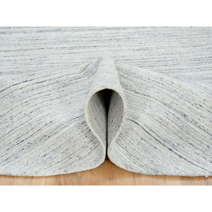 Modern and Contemporary Wool Hand Loomed Rug Ivory No Border 7.10X7.10 -O064772