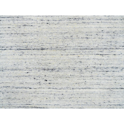 Modern and Contemporary Wool Hand Loomed Rug Ivory No Border 2.6X11.10 -O064781