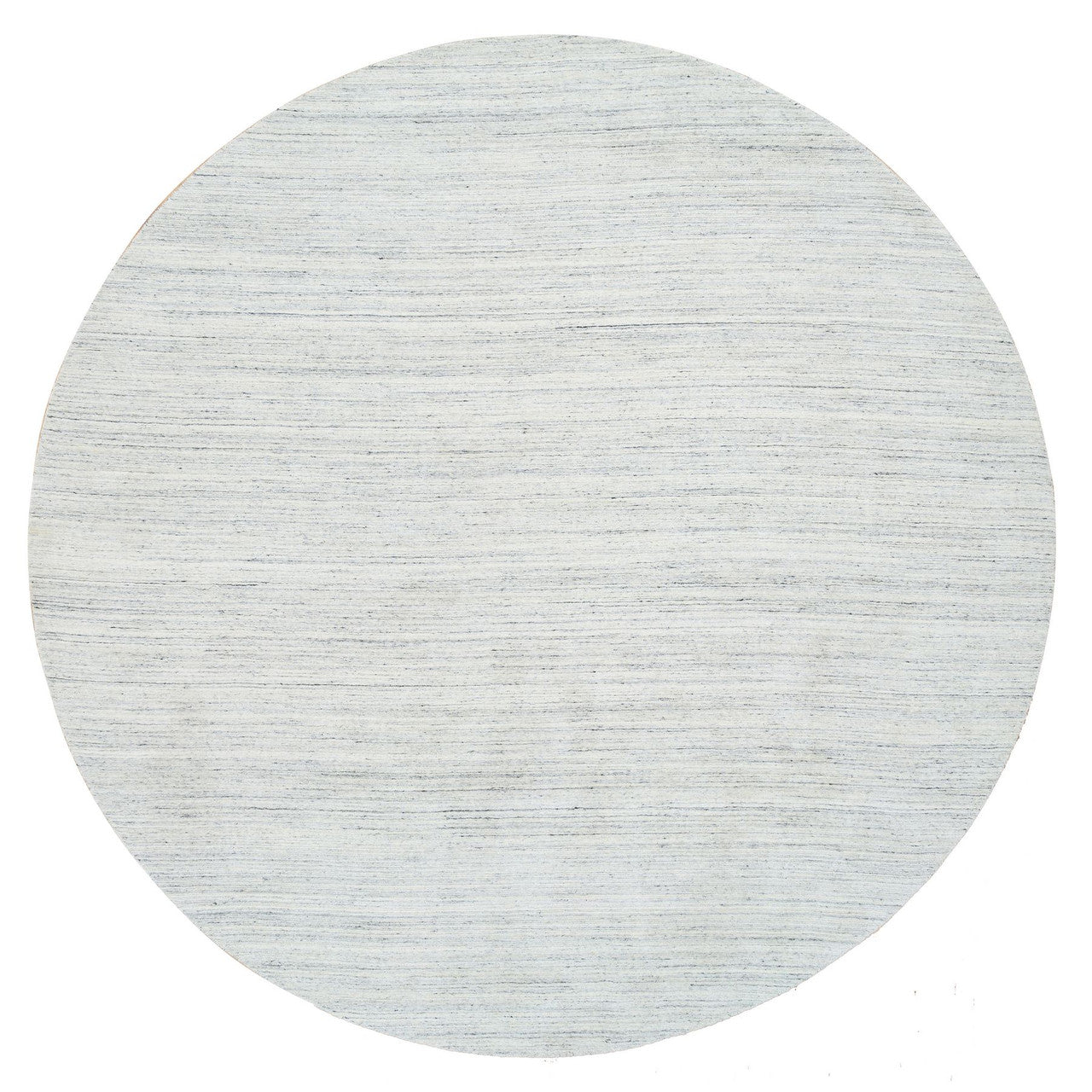 Ivory 11'10" x 11'10" Modern and Contemporary Handloom Wool Rug - Sku: O064796